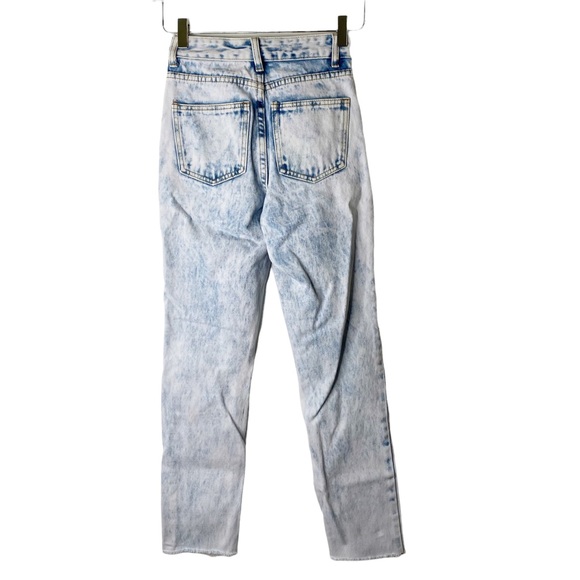 Adika High Rise Stone Wash Distressed Mom Boyfriend Jeans Revolve XS - Picture 5 of 7